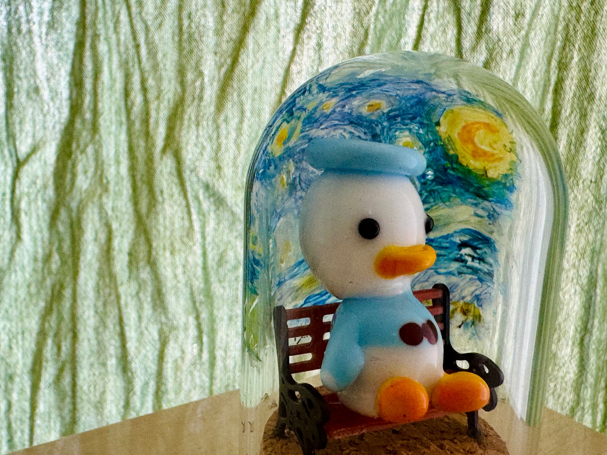 Lonely Duck (Handmade Glass Ornament)