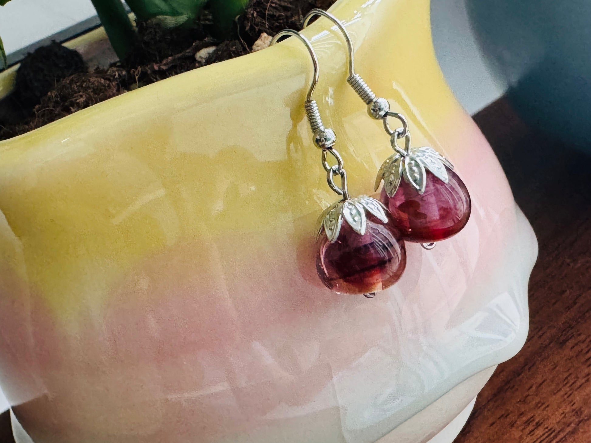 Handmade Glass Earrings