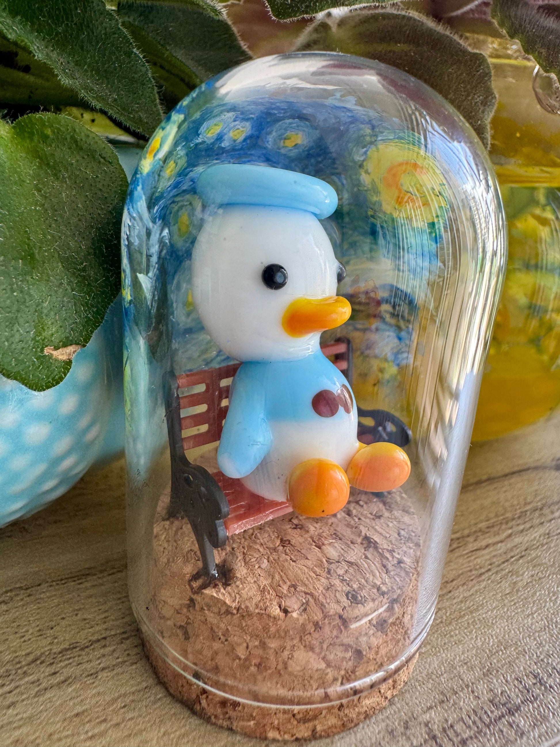 Lonely Duck (Handmade Glass Ornament)