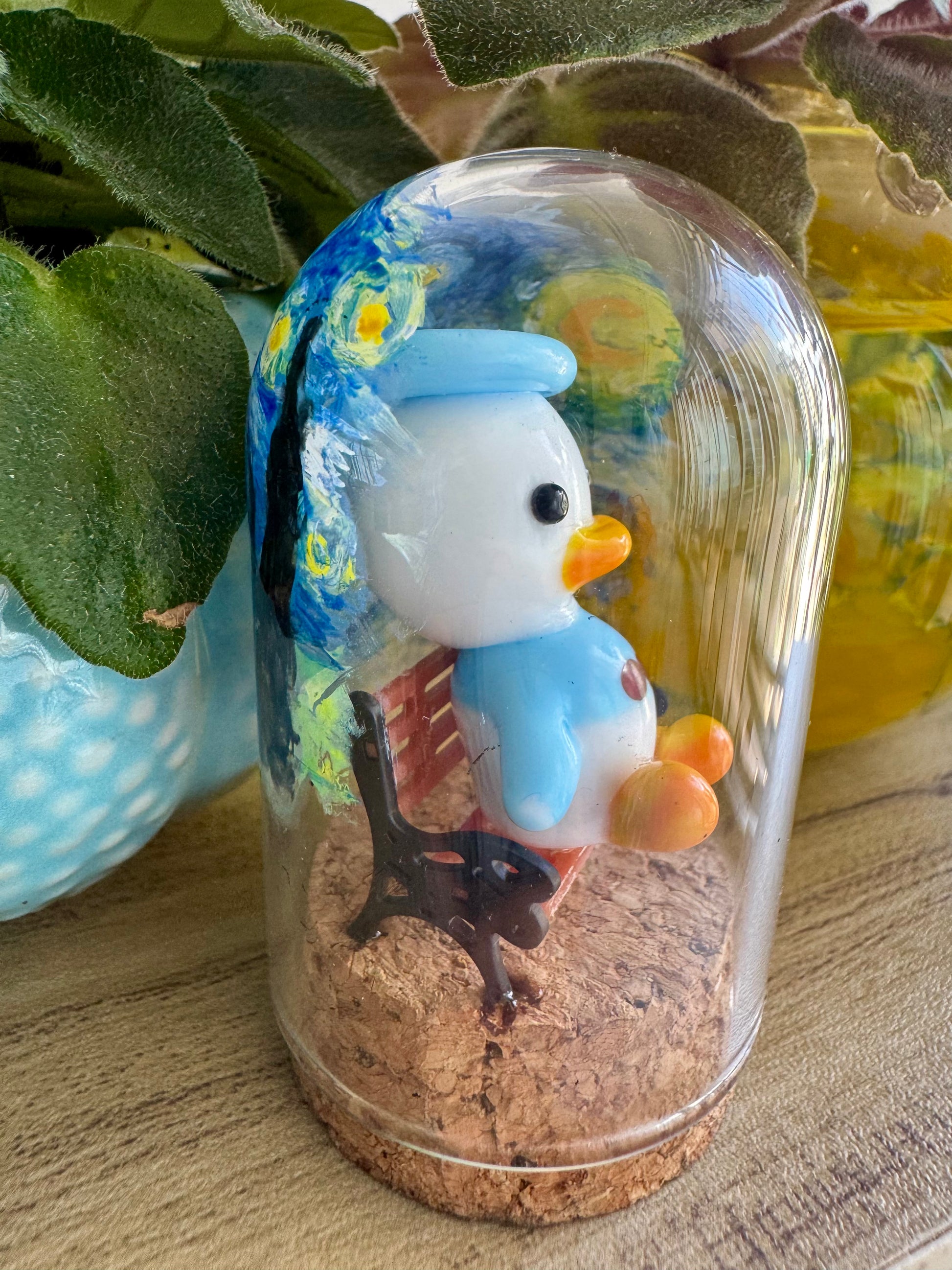 Lonely Duck (Handmade Glass Ornament)
