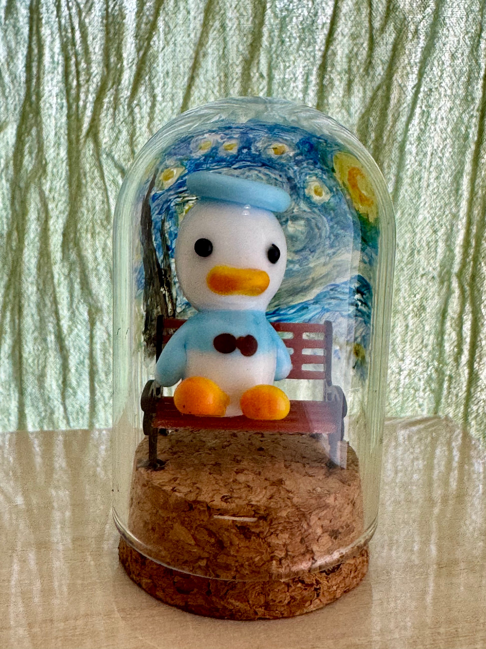 Lonely Duck (Handmade Glass Ornament)