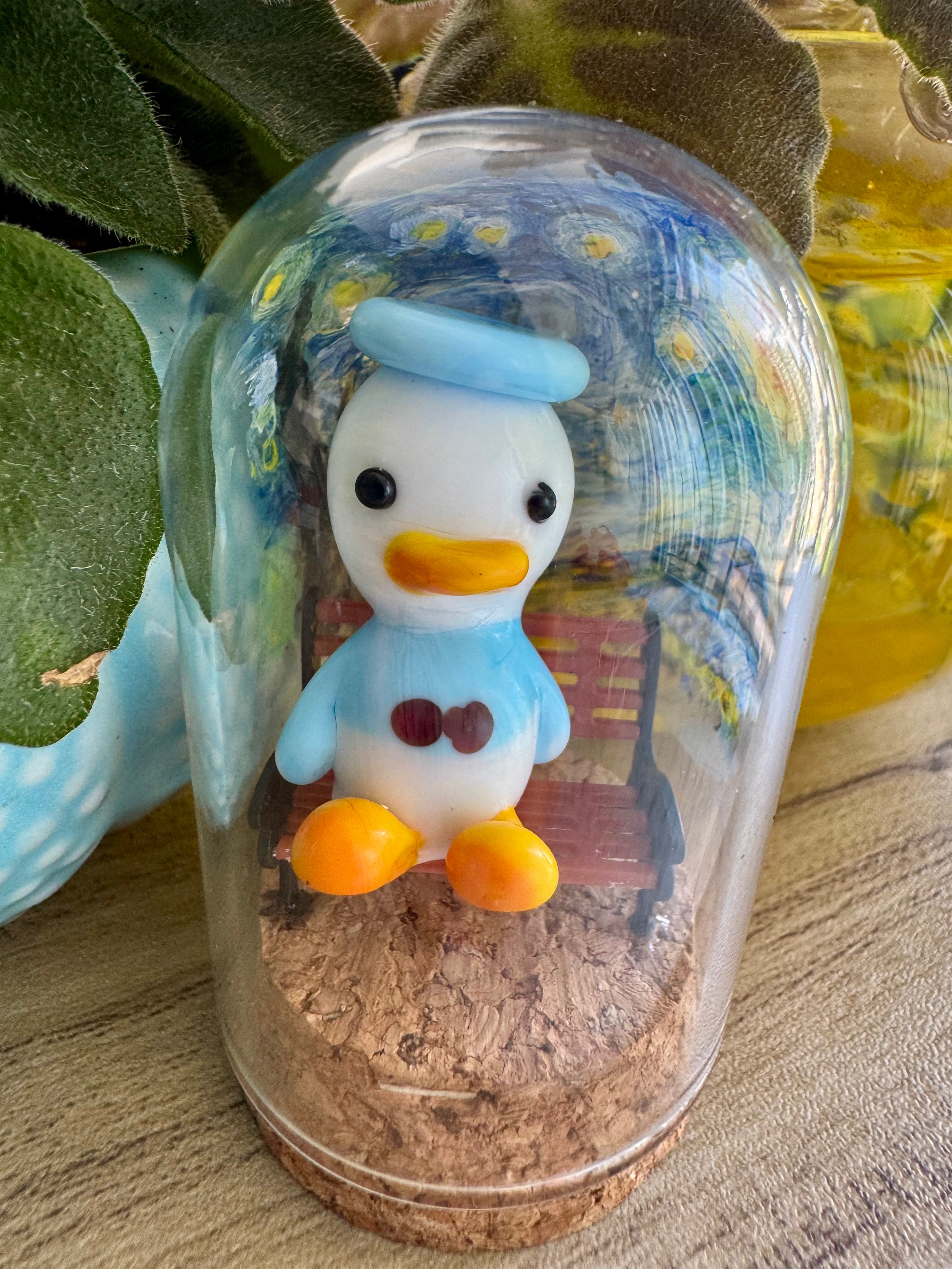 Lonely Duck (Handmade Glass Ornament)