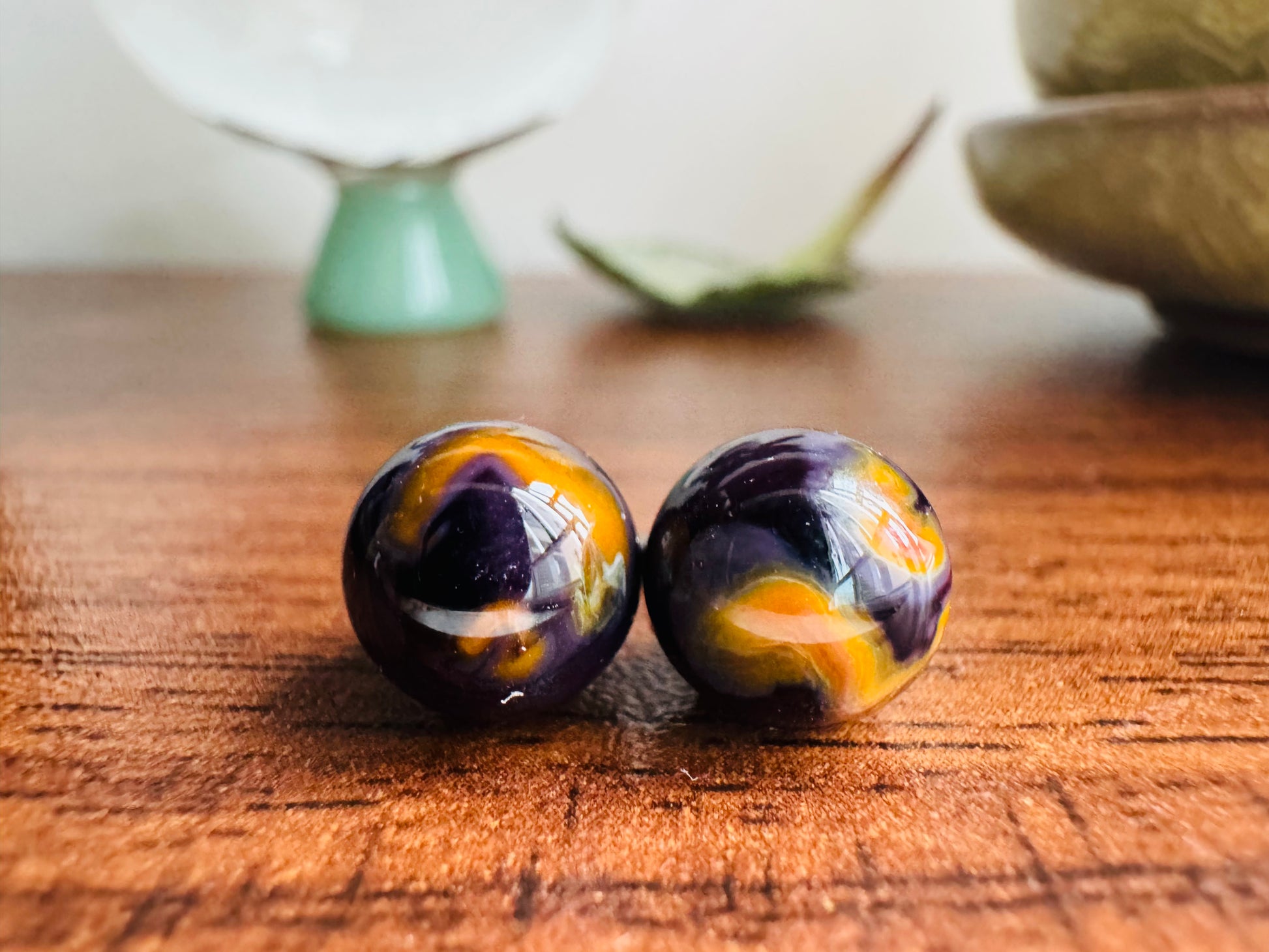 Handmade Glass Earrings