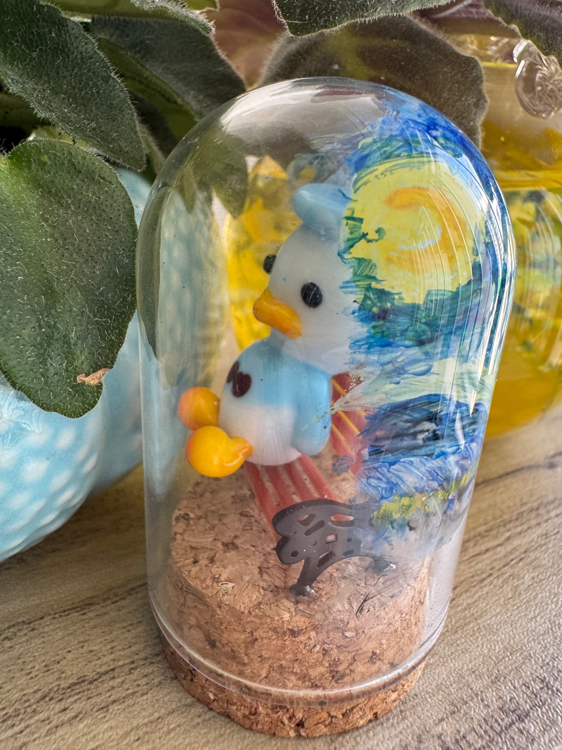 Lonely Duck (Handmade Glass Ornament)